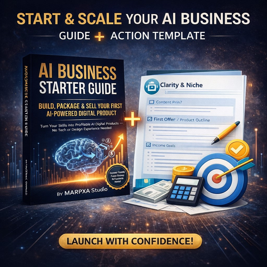 AI Business Starter Guide + Action Template