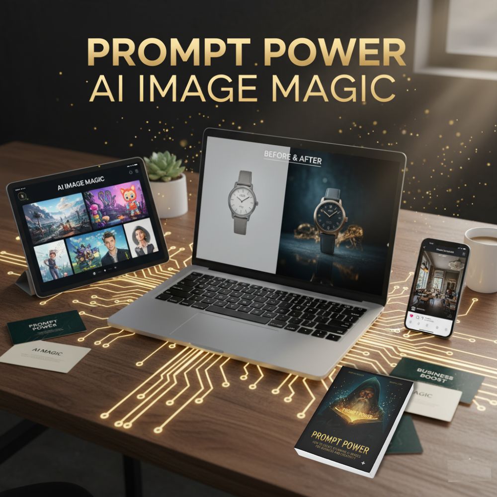 prompt power of AI image and Nano Banana, book by Marpxa
