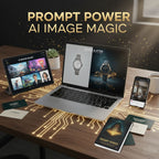 prompt power of AI image and Nano Banana, book by Marpxa